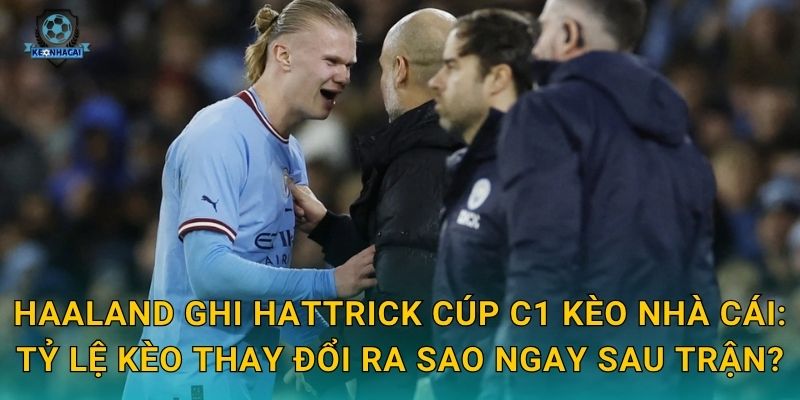 Haaland ghi hattrick Cúp C1: Màn trình diễn làm rúng động toàn châu Âu và Kèo nhà cái 2 Haaland ghi hattrick Cúp C1 Kèo nhà cái: Tỷ lệ kèo thay đổi ra sao ngay sau trận?